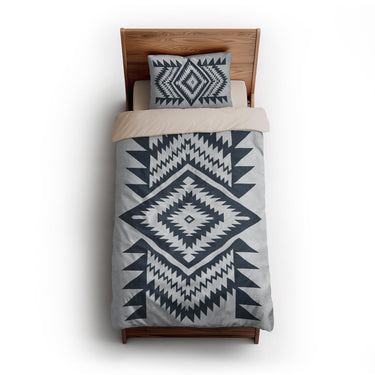Reyno Navy & Stone twin-xl - microfiber - Natural Backing
