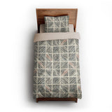 Lionel Black & Ivory twin-xl - microfiber - Natural Backing