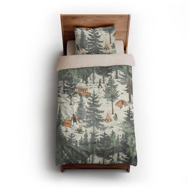 Campsite twin-xl - microfiber - Natural Backing