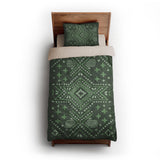 Durand Forest Green twin-xl - microfiber - Natural Backing