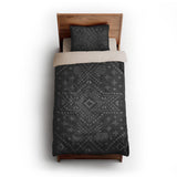 Durand Charcoal Grey twin-xl - microfiber - Natural Backing