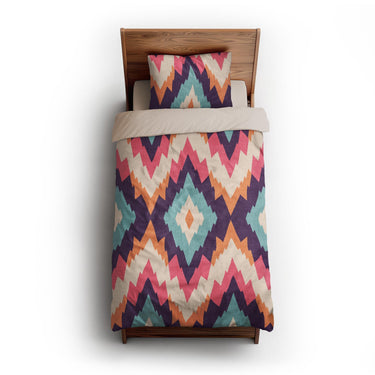 Dyani Magenta & Cyan twin-xl - microfiber - Natural Backing
