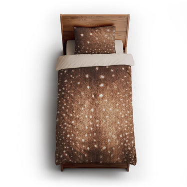 Deer Hide Print twin-xl - microfiber - Natural Backing