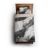 Emil Charcoal Grey twin-xl - microfiber - Natural Backing