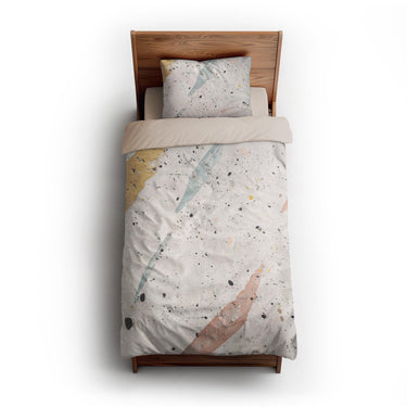 Stephanie Ivory Polychrome twin-xl - microfiber - Natural Backing