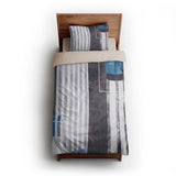 Gordian Blue twin-xl - microfiber - Natural Backing