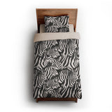 Dazzle of Zebras twin-xl - microfiber - Natural Backing