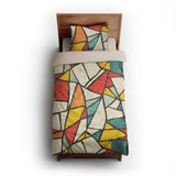 Arthur Multicolor twin-xl - microfiber - Natural Backing
