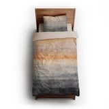 Ruidoso Navy & Burnt Orange twin-xl - microfiber - Natural Backing