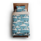 Arctic Penguins twin-xl - microfiber - Natural Backing