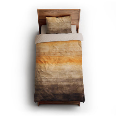 Ruidoso Brown & Orange twin-xl - microfiber - Natural Backing