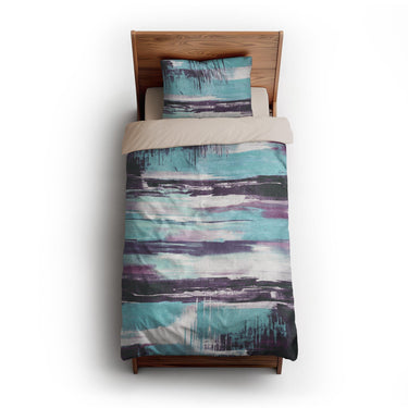 Jörgan Purple & Blue twin-xl - microfiber - Natural Backing