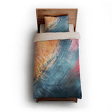 Eloise Blue & Pink twin-xl - microfiber - Natural Backing