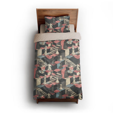 Harmon Surreal Chess twin-xl - microfiber - Natural Backing