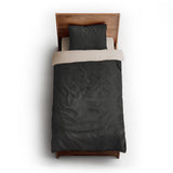 Keanu Watercolor Charcoal Ombre twin-xl - microfiber - Natural Backing