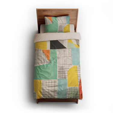 Djuna Ivory Multicolor twin-xl - microfiber - Natural Backing