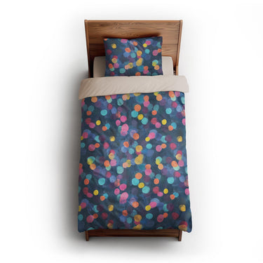 Bokeh at Dawn twin-xl - microfiber - Natural Backing