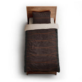 Kepler Bronze & Rust twin-xl - microfiber - Natural Backing