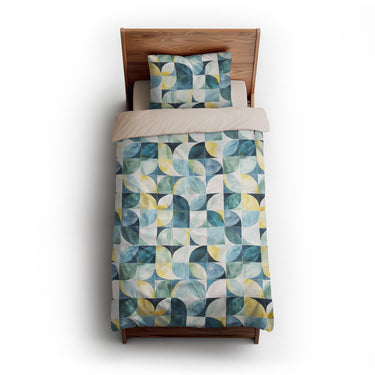 Aeolus Blue Green twin-xl - microfiber - Natural Backing