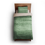 Jacinda Watercolor Green Ombre twin-xl - microfiber - Natural Backing