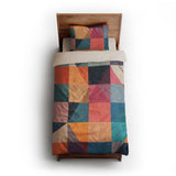 Faraz Multicolor twin-xl - microfiber - Natural Backing