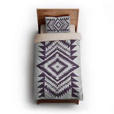 Reyno Eggplant & Stone twin-xl - microfiber - Natural Backing