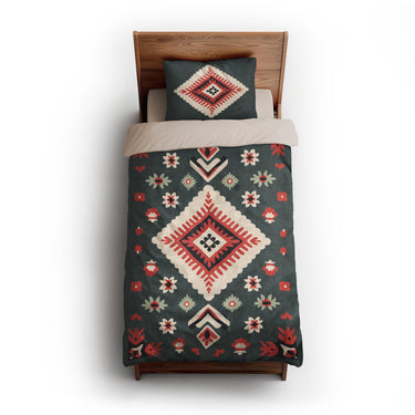 Solano Sage & Terracotta twin-xl - microfiber - Natural Backing