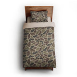 Duck Camo Brown twin-xl - microfiber - Natural Backing