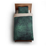 Andromeda Watercolor Teal twin-xl - microfiber - Natural Backing