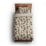 Desert Cacti twin-xl - microfiber - Natural Backing