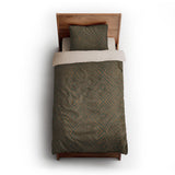 Terlingua Olive & Terracotta twin-xl - microfiber - Natural Backing