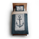 Coastal Anchor twin-xl - microfiber - Natural Backing