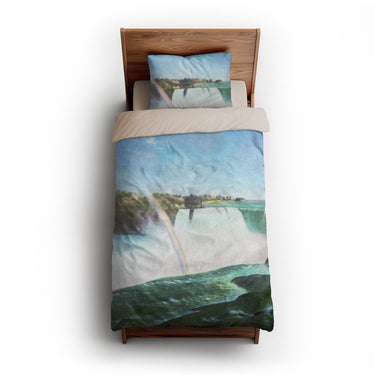 Niagara Falls Afternoon twin-xl - microfiber - Natural Backing