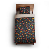 Bokeh at Night twin-xl - microfiber - Natural Backing