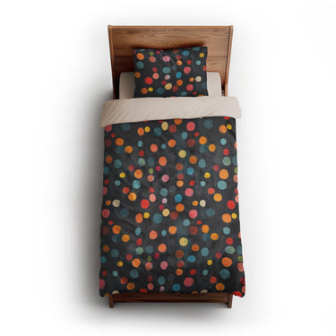 Bokeh at Night twin-xl - microfiber - Natural Backing