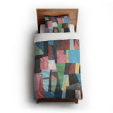 Baxter Blue Multicolor twin-xl - cotton - White Backing