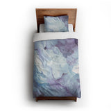 Zephyr Watercolor Amethyst twin-xl - cotton - White Backing
