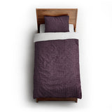 Terra Purple twin-xl - cotton - White Backing