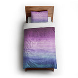 Imogen Watercolor Blue & Purple Ombre twin-xl - cotton - White Backing