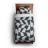 Twyla Checkered Navy twin-xl - cotton - White Backing