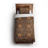 Agnes Umber Brown twin-xl - cotton - White Backing