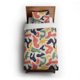 Bianca Multicolor twin-xl - cotton - White Backing