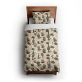Desert Cacti twin-xl - cotton - White Backing