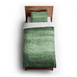 Jacinda Watercolor Green Ombre twin-xl - cotton - White Backing
