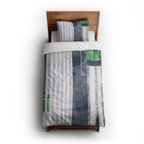 Gordian Green twin-xl - cotton - White Backing
