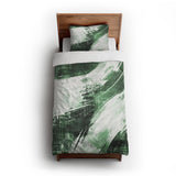 Emil Forest Green twin-xl - cotton - White Backing