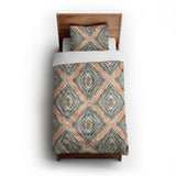 Boden Orange & Blue twin-xl - cotton - White Backing