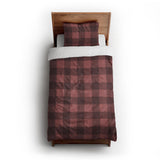 Buffalo Plaid Deep Red twin-xl - cotton - White Backing