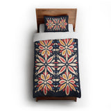 Jasmina Navy Multicolor twin-xl - cotton - White Backing