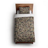 Duck Camo Brown twin-xl - cotton - White Backing